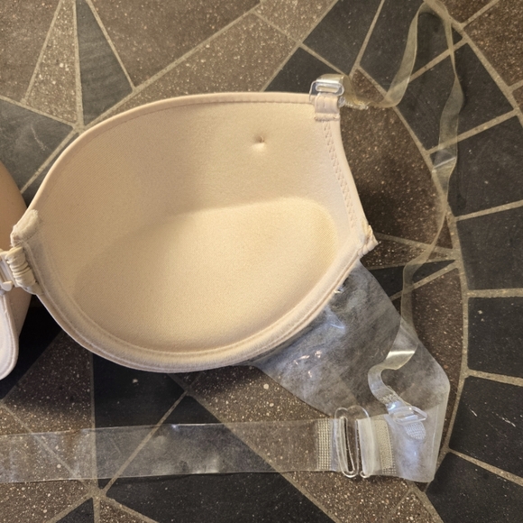 TWO 34B Convertible Hidden Back Gentle Push Up Bra - Picture 7 of 13